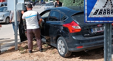 1 Nolu Sağlık Ocağı Önünde Kaza 