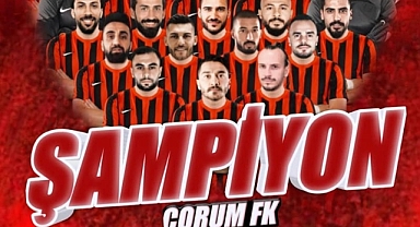 Çorum Spor Şampiyon Oldu