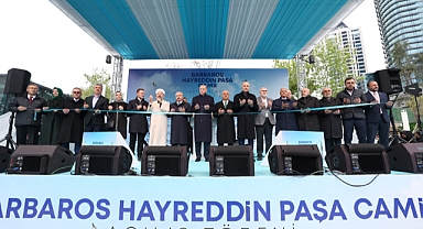 Cumhurbaşkanı Erdoğan, Barbaros Hayrettin Paşa Camii’nin açılışını gerçekleştirdi