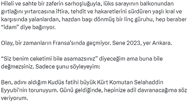 Selahattin Demirtaş'tan 