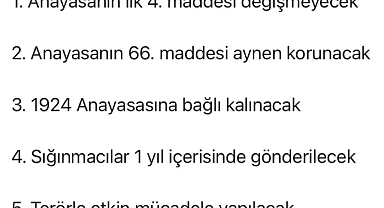 Ümit Özdağ Şartlarını İlan Etti!