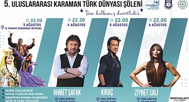 Karaman Bu Hafta Eğlenceye Doyacak