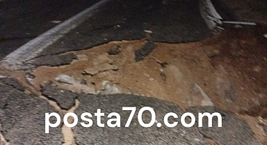 Ermenek'te Meydana Gelen Heyelan Korkuttu