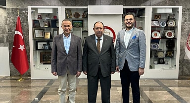  MEVLÜT AKGÜN ANKARADA SICAK TEMASLARDA BULUNMAYA DEVAM EDİYOR