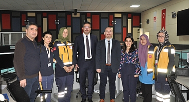İl Sağlık Müdürü Acil Sağlık Hizmetleri Haftasında Sağlıkçıları Ziyaret Etti