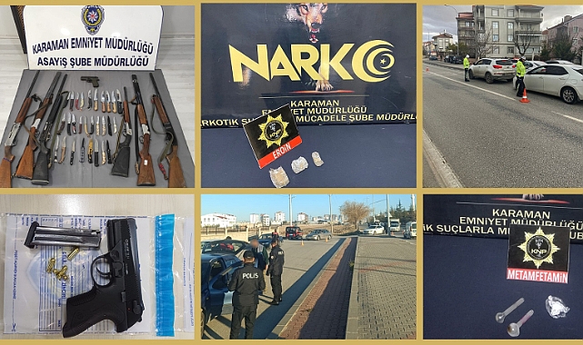 Karaman'da 7500 Kişi Sorgulandı