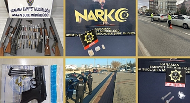 Karaman'da 7500 Kişi Sorgulandı