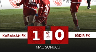 Karaman FK Evinde Iğdır FK’yı 1-0 Mağlup Etti