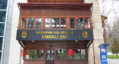 KARAMAN BELEDİYESİ EMEKLİ EVİ AÇILDI
